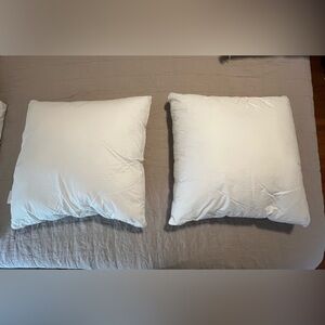 Oubonun 24x24 Square Pillow Inserts (Set of 2) - White
